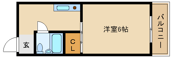 尼崎市塚口本町(阪急神戸線塚口駅)のマンション賃貸物件 間取画像 尼崎市塚口本町(阪急神戸線塚口駅)のマンション賃貸物件 間取画像