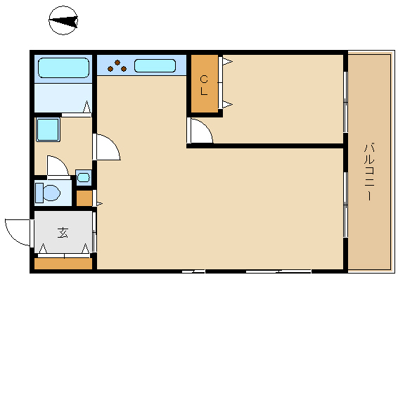 尼崎市名神町(阪急神戸線塚口駅)のマンション賃貸物件 間取画像 尼崎市名神町(阪急神戸線塚口駅)のマンション賃貸物件 間取画像