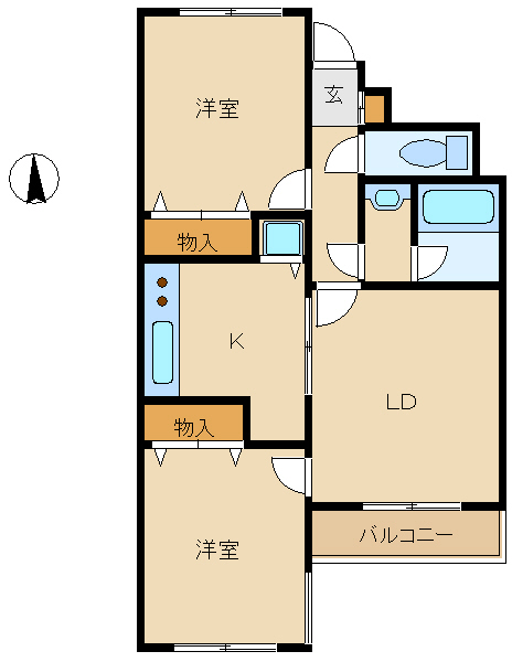 尼崎市武庫之荘東(阪急神戸線武庫之荘駅)のマンション賃貸物件 間取画像 尼崎市武庫之荘東(阪急神戸線武庫之荘駅)のマンション賃貸物件 間取画像