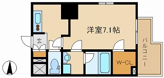 尼崎市昭和南通(阪神本線出屋敷駅)のマンション賃貸物件 間取画像 尼崎市昭和南通(阪神本線出屋敷駅)のマンション賃貸物件 間取画像
