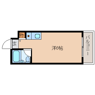 尼崎市南塚口町（阪急神戸線塚口駅）のマンション賃貸物件 間取画像