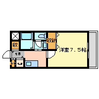 尼崎市塚口本町(阪急神戸線塚口駅)のアパート賃貸物件 間取画像 尼崎市塚口本町(阪急神戸線塚口駅)のアパート賃貸物件 間取画像