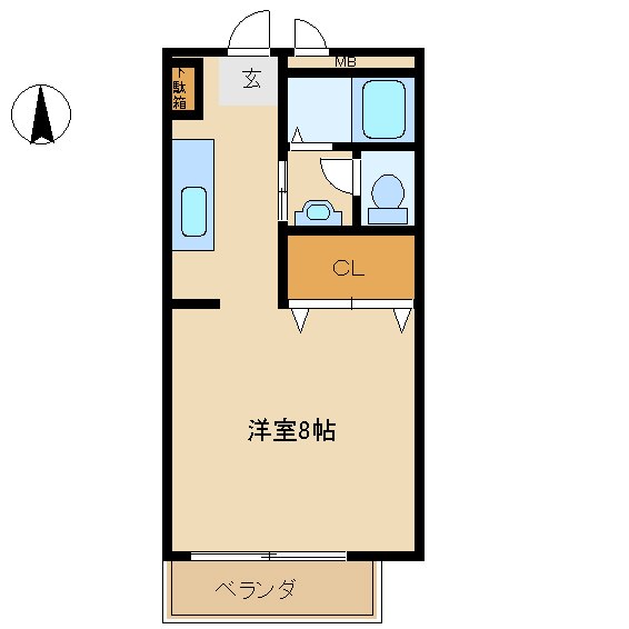 尼崎市西難波町（ＪＲ東海道本線（近畿）立花駅）のマンション賃貸物件 間取画像