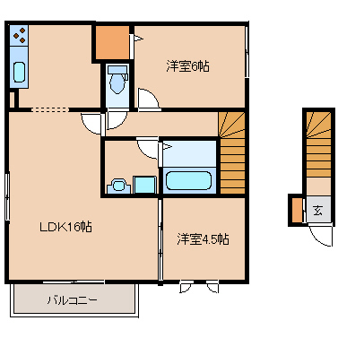 尼崎市西昆陽(阪急神戸線武庫之荘駅)のアパート賃貸物件 間取画像 尼崎市西昆陽(阪急神戸線武庫之荘駅)のアパート賃貸物件 間取画像
