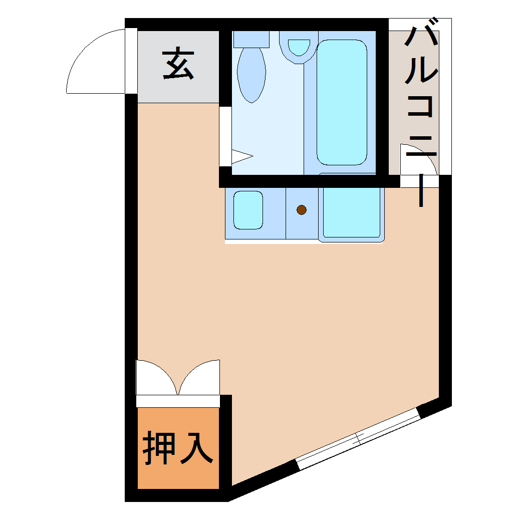 尼崎市西難波町（阪神本線尼崎駅）のマンション賃貸物件 間取画像