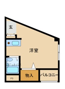 尼崎市東難波町(阪神本線尼崎駅)のマンション賃貸物件 間取画像 尼崎市東難波町(阪神本線尼崎駅)のマンション賃貸物件 間取画像
