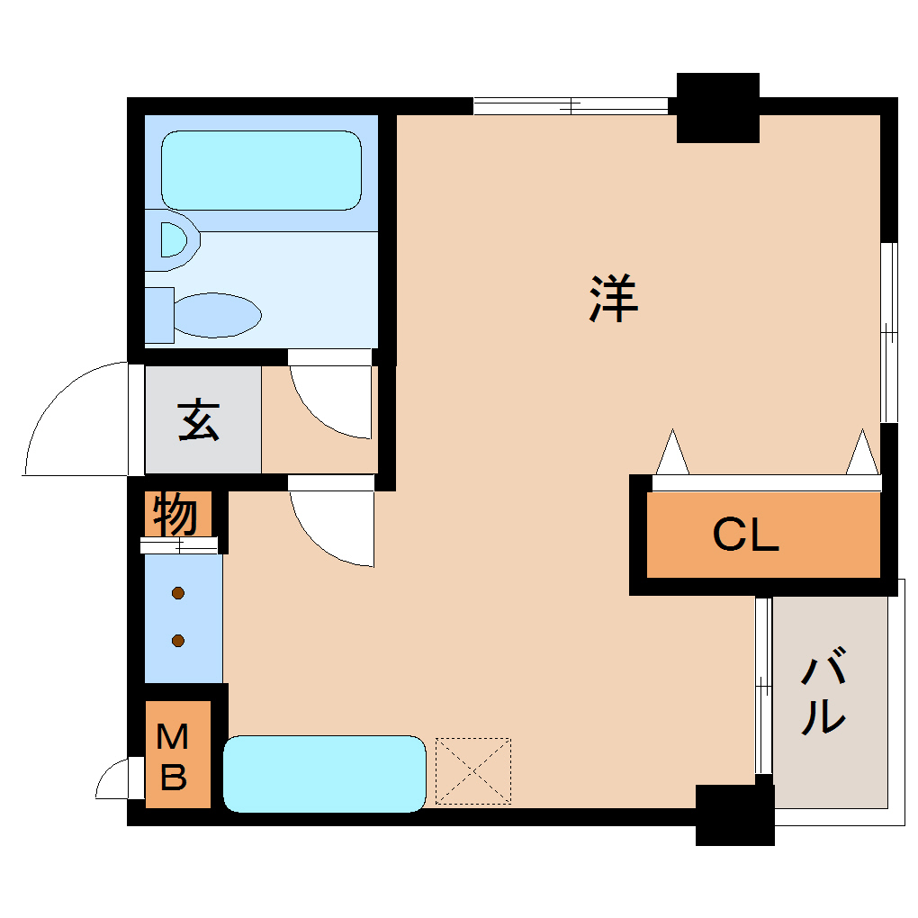 尼崎市南竹谷町(阪神本線出屋敷駅)のマンション賃貸物件 間取画像 尼崎市南竹谷町(阪神本線出屋敷駅)のマンション賃貸物件 間取画像