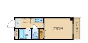 尼崎市宮内町(阪神本線出屋敷駅)のマンション賃貸物件 間取画像 尼崎市宮内町(阪神本線出屋敷駅)のマンション賃貸物件 間取画像