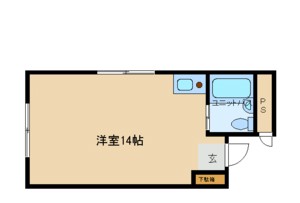 尼崎市西本町(阪神本線出屋敷駅)のマンション賃貸物件 間取画像 尼崎市西本町(阪神本線出屋敷駅)のマンション賃貸物件 間取画像