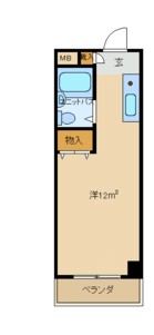 尼崎市杭瀬北新町(阪神本線杭瀬駅)のマンション賃貸物件 間取画像 尼崎市杭瀬北新町(阪神本線杭瀬駅)のマンション賃貸物件 間取画像