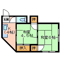 尼崎市西本町（阪神本線尼崎駅）のマンション賃貸物件 間取画像