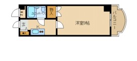 尼崎市大島（阪神本線武庫川駅）のマンション賃貸物件 間取画像