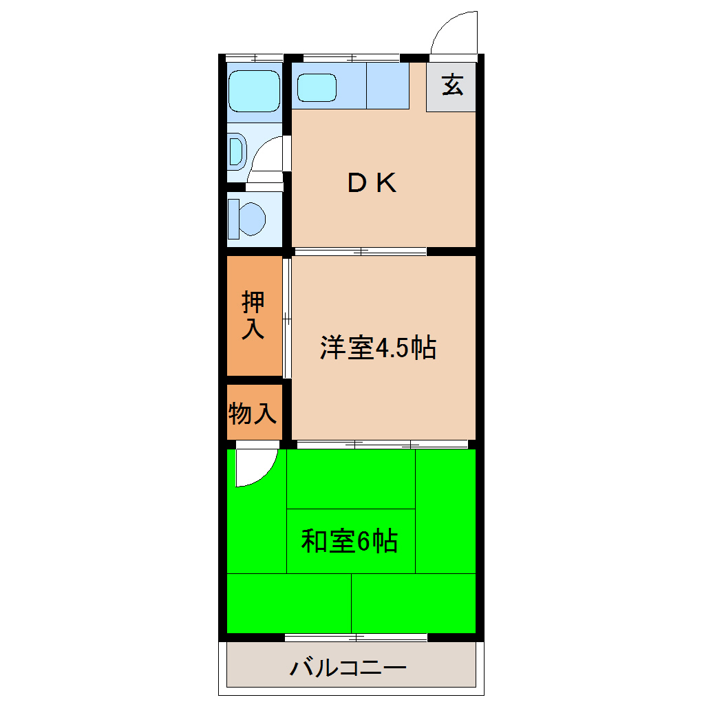 尼崎市杭瀬南新町(阪神本線大物駅)のマンション賃貸物件 間取画像 尼崎市杭瀬南新町(阪神本線大物駅)のマンション賃貸物件 間取画像