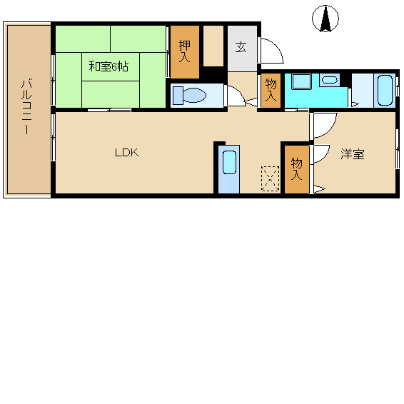 尼崎市常吉(阪急神戸線武庫之荘駅)のアパート賃貸物件 間取画像 尼崎市常吉(阪急神戸線武庫之荘駅)のアパート賃貸物件 間取画像