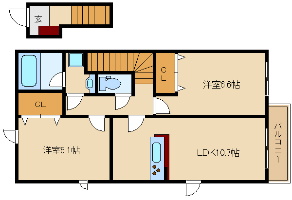 尼崎市田能の賃貸