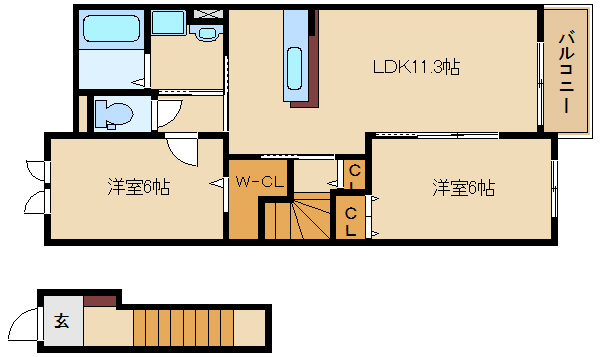 尼崎市田能の賃貸