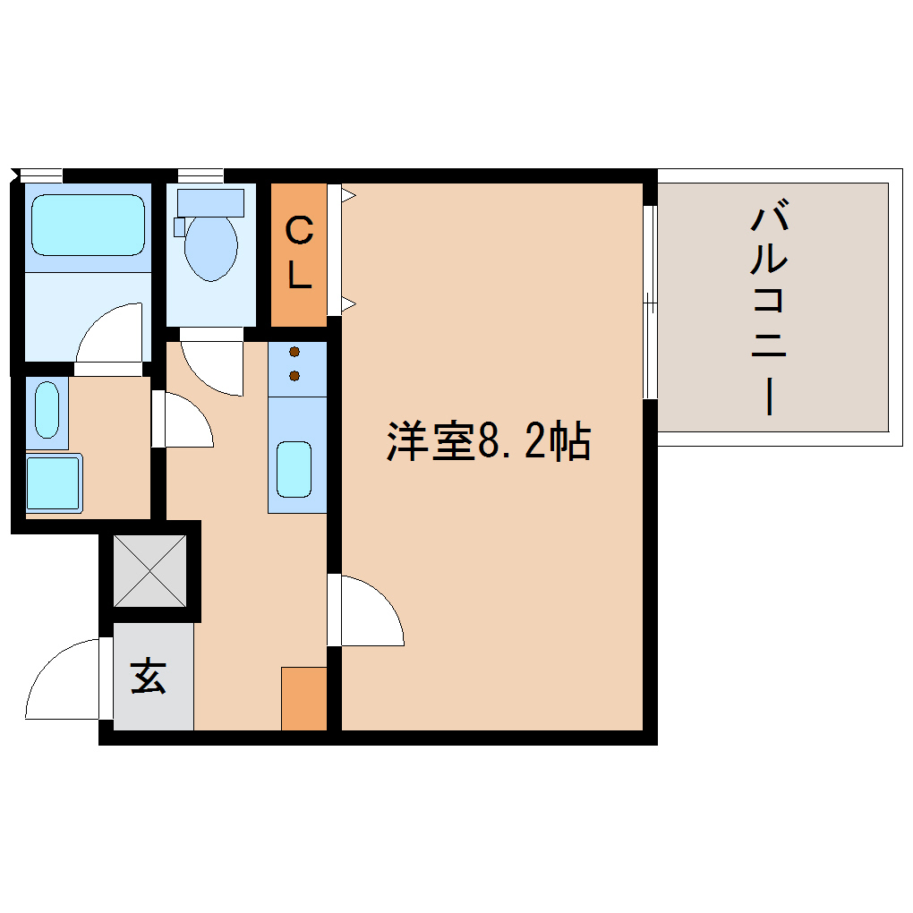 尼崎市塚口本町(阪急神戸線塚口駅)のマンション賃貸物件 間取画像 尼崎市塚口本町(阪急神戸線塚口駅)のマンション賃貸物件 間取画像