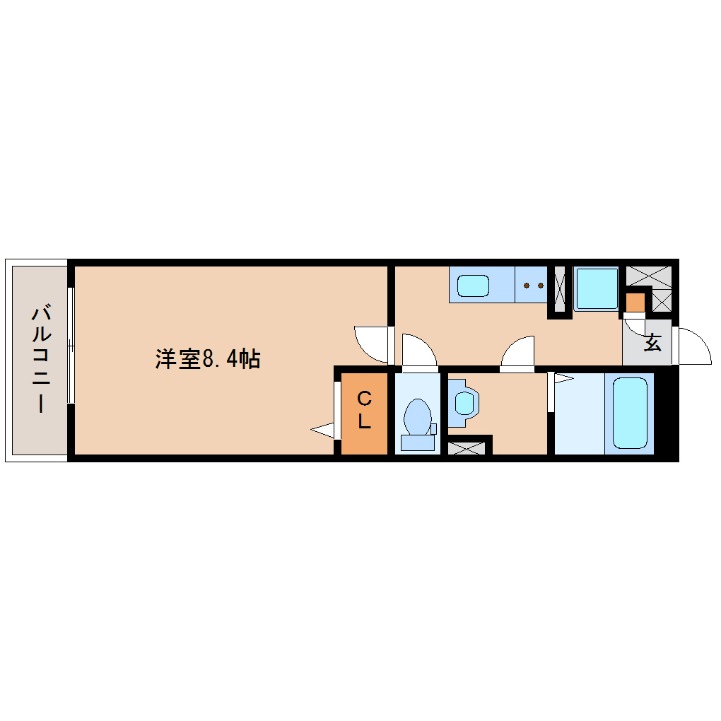 尼崎市次屋(JR東海道本線(近畿)尼崎駅)のマンション賃貸物件 間取画像 尼崎市次屋(JR東海道本線(近畿)尼崎駅)のマンション賃貸物件 間取画像