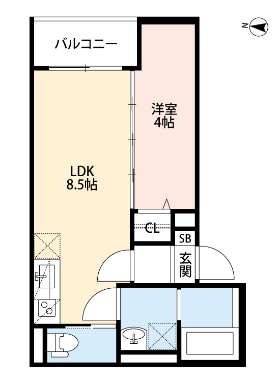 尼崎市猪名寺(JR福知山線猪名寺駅)のアパート賃貸物件 間取画像 尼崎市猪名寺(JR福知山線猪名寺駅)のアパート賃貸物件 間取画像