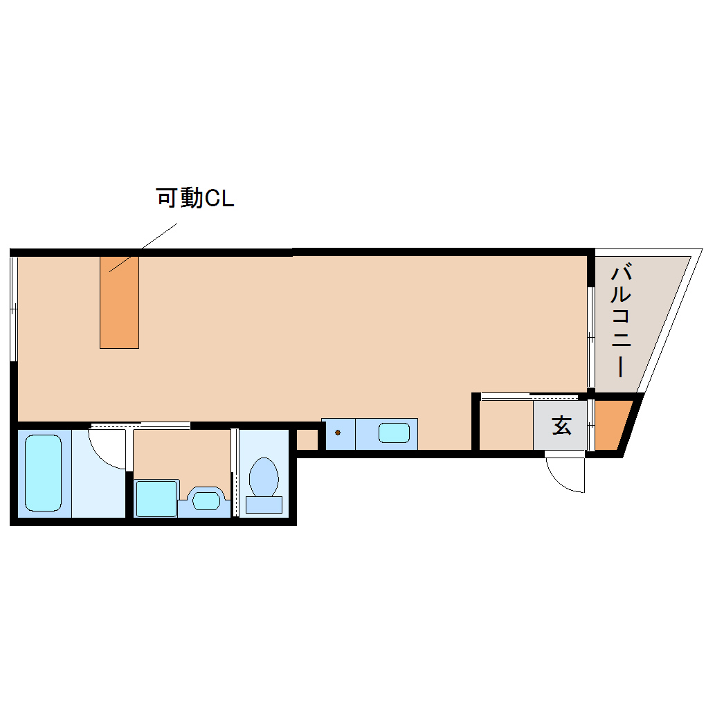 尼崎市武庫之荘東(阪急神戸線武庫之荘駅)のハイツ賃貸物件 間取画像 尼崎市武庫之荘東(阪急神戸線武庫之荘駅)のハイツ賃貸物件 間取画像