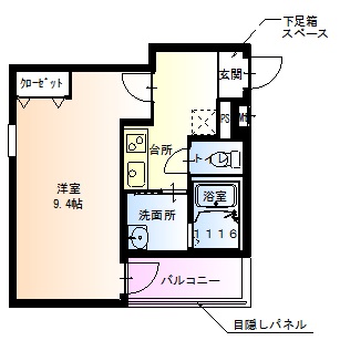 尼崎市上坂部(JR福知山線塚口駅)のハイツ賃貸物件 間取画像 尼崎市上坂部(JR福知山線塚口駅)のハイツ賃貸物件 間取画像
