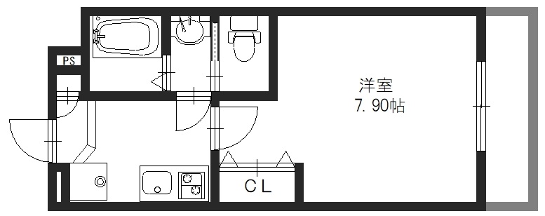 尼崎市宮内町(阪神本線出屋敷駅)のアパート賃貸物件 間取画像 尼崎市宮内町(阪神本線出屋敷駅)のアパート賃貸物件 間取画像