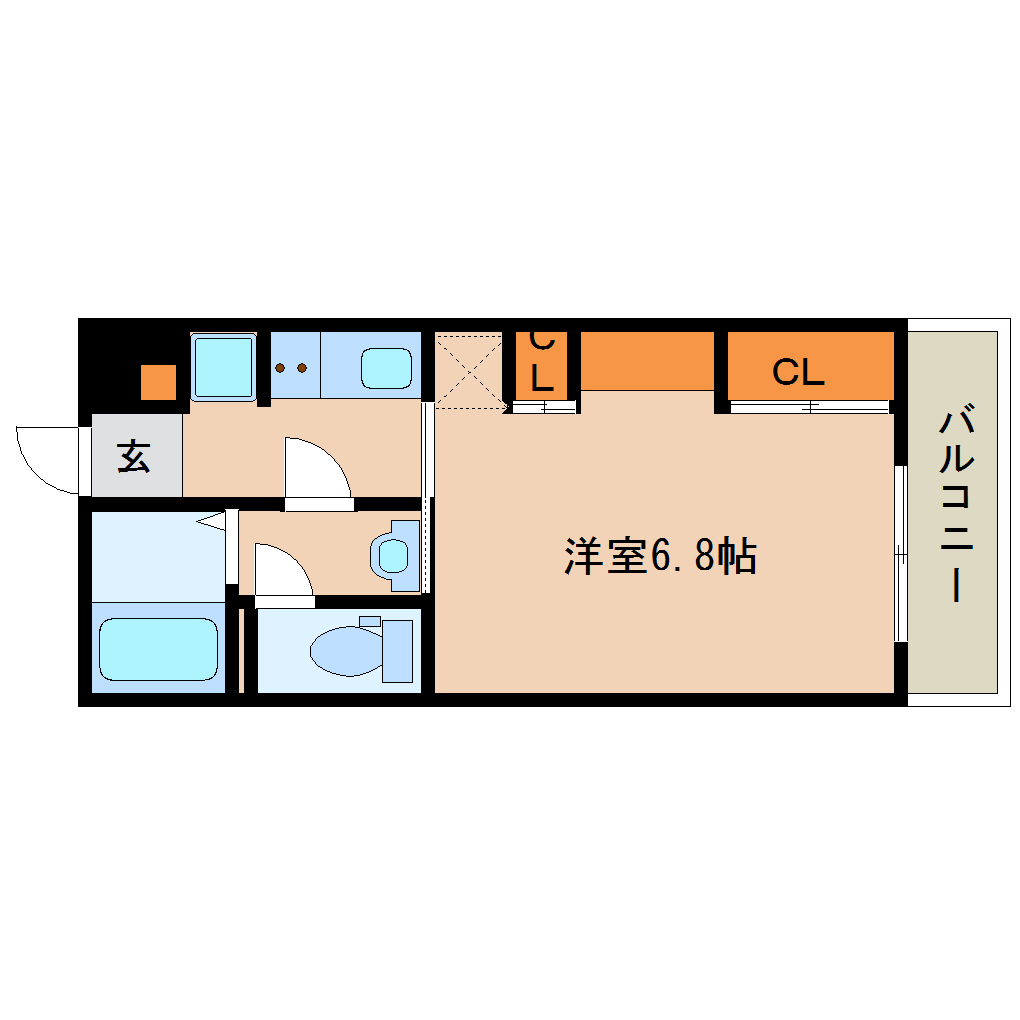 尼崎市上坂部(JR福知山線塚口駅)のマンション賃貸物件 間取画像 尼崎市上坂部(JR福知山線塚口駅)のマンション賃貸物件 間取画像