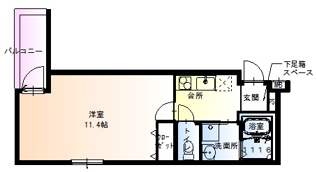 尼崎市浜田町(JR東海道本線(近畿)立花駅)のアパート賃貸物件 間取画像 尼崎市浜田町(JR東海道本線(近畿)立花駅)のアパート賃貸物件 間取画像