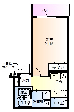 尼崎市浜田町(JR東海道本線(近畿)立花駅)のアパート賃貸物件 間取画像 尼崎市浜田町(JR東海道本線(近畿)立花駅)のアパート賃貸物件 間取画像