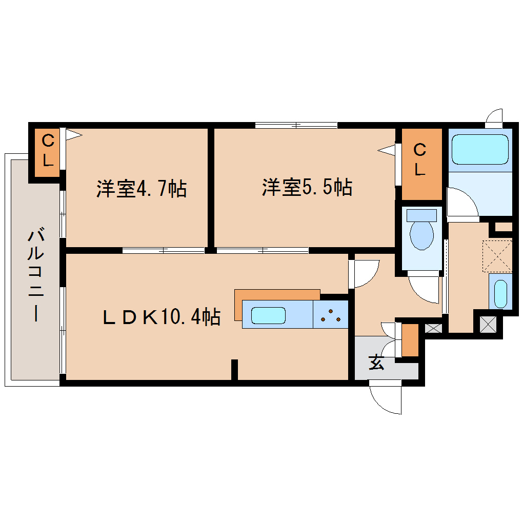 尼崎市高田町(阪急神戸線園田駅)のマンション賃貸物件 間取画像 尼崎市高田町(阪急神戸線園田駅)のマンション賃貸物件 間取画像