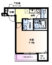 尼崎市上坂部(JR福知山線塚口駅)のアパート賃貸物件 間取画像 尼崎市上坂部(JR福知山線塚口駅)のアパート賃貸物件 間取画像
