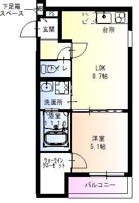 尼崎市南七松町(JR東海道本線(近畿)立花駅)のアパート賃貸物件 間取画像 尼崎市南七松町(JR東海道本線(近畿)立花駅)のアパート賃貸物件 間取画像