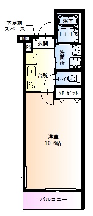 尼崎市若王寺(JR福知山線塚口駅)のアパート賃貸物件 間取画像 尼崎市若王寺(JR福知山線塚口駅)のアパート賃貸物件 間取画像