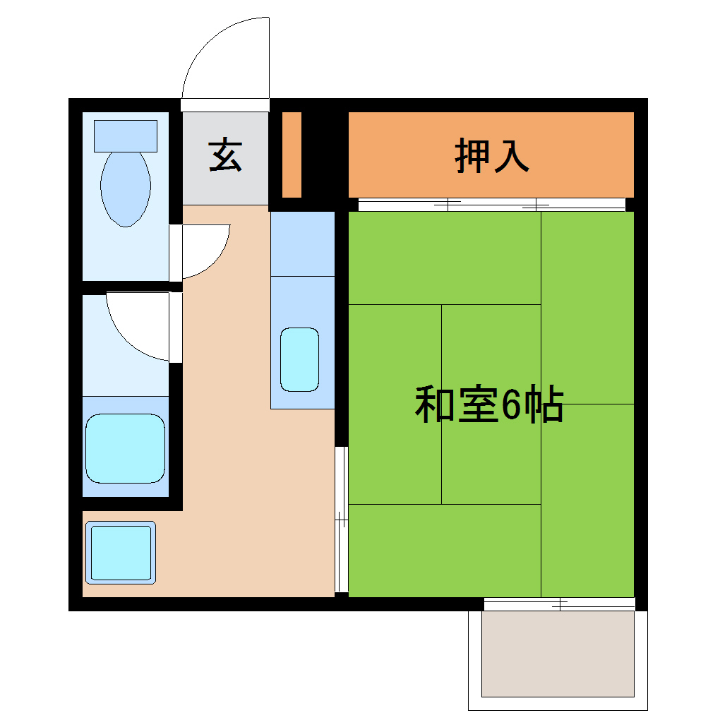 尼崎市杭瀬南新町(阪神本線杭瀬駅)のマンション賃貸物件 間取画像 尼崎市杭瀬南新町(阪神本線杭瀬駅)のマンション賃貸物件 間取画像