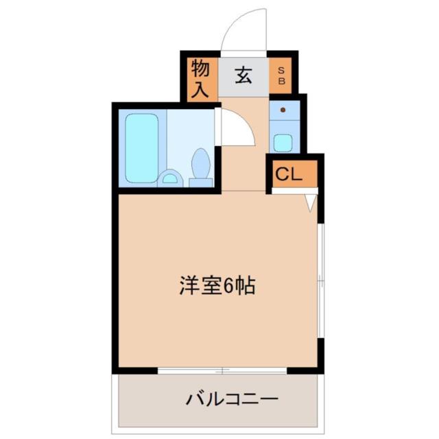尼崎市南清水（ＪＲ福知山線猪名寺駅）のマンション賃貸物件 間取画像