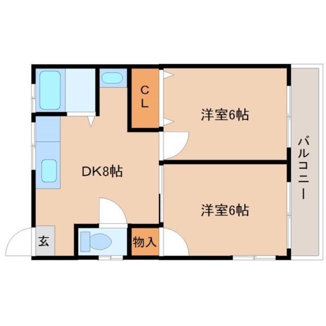 尼崎市口田中(JR福知山線塚口(JR)駅)のマンション賃貸物件 間取画像 尼崎市口田中(JR福知山線塚口(JR)駅)のマンション賃貸物件 間取画像