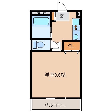 尼崎市椎堂(阪急神戸線園田駅)のマンション賃貸物件 間取画像 尼崎市椎堂(阪急神戸線園田駅)のマンション賃貸物件 間取画像