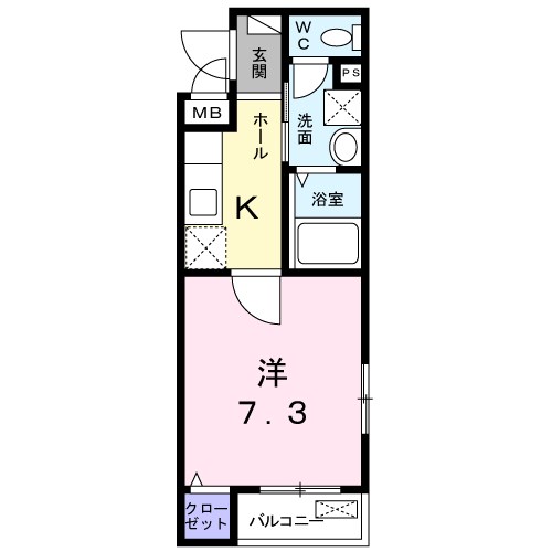 尼崎市御園(JR福知山線塚口(JR)駅)のアパート賃貸物件 間取画像 尼崎市御園(JR福知山線塚口(JR)駅)のアパート賃貸物件 間取画像