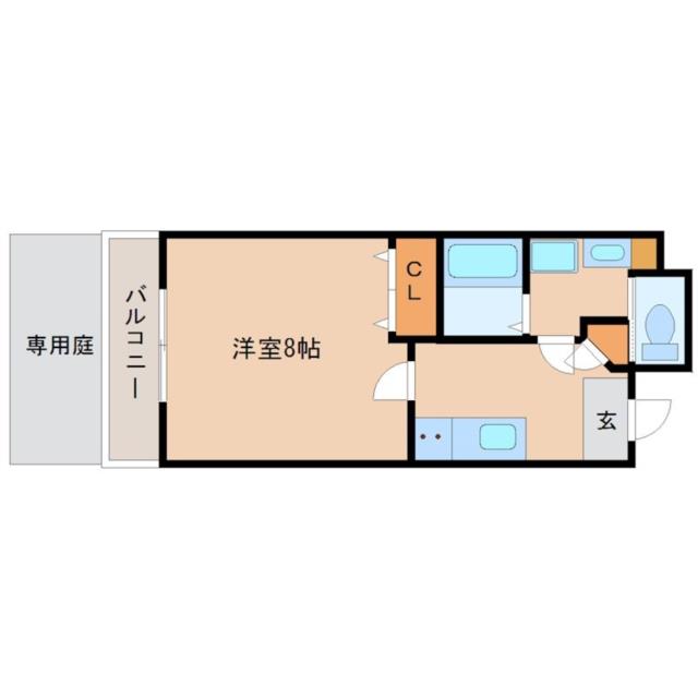 尼崎市塚口町(阪急神戸線塚口(阪急)駅)のマンション賃貸物件 間取画像 尼崎市塚口町(阪急神戸線塚口(阪急)駅)のマンション賃貸物件 間取画像