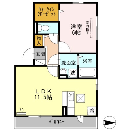 尼崎市武庫之荘東(阪急神戸線武庫之荘駅)のアパート賃貸物件 間取画像 尼崎市武庫之荘東(阪急神戸線武庫之荘駅)のアパート賃貸物件 間取画像