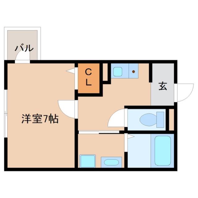 尼崎市大西町(JR東海道本線(近畿)立花駅)のマンション賃貸物件 間取画像 尼崎市大西町(JR東海道本線(近畿)立花駅)のマンション賃貸物件 間取画像