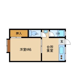 尼崎市東難波町(阪神本線尼崎駅)のアパート賃貸物件 間取画像 尼崎市東難波町(阪神本線尼崎駅)のアパート賃貸物件 間取画像