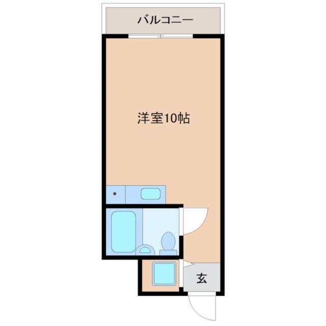 尼崎市武庫之荘（阪急神戸線武庫之荘駅）のマンション賃貸物件 間取画像