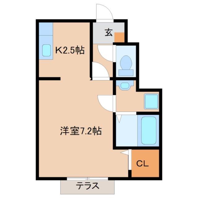 尼崎市富松町(阪急神戸線武庫之荘駅)のアパート賃貸物件 間取画像 尼崎市富松町(阪急神戸線武庫之荘駅)のアパート賃貸物件 間取画像