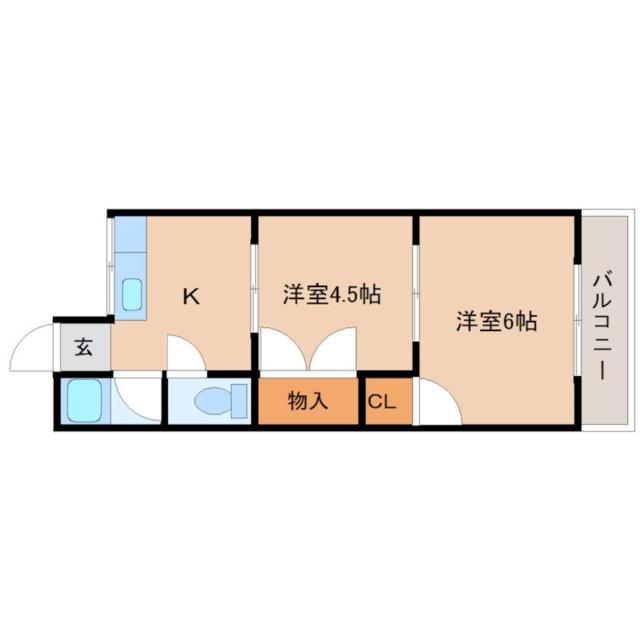 尼崎市長洲東通(阪神本線杭瀬駅)のマンション賃貸物件 間取画像 尼崎市長洲東通(阪神本線杭瀬駅)のマンション賃貸物件 間取画像