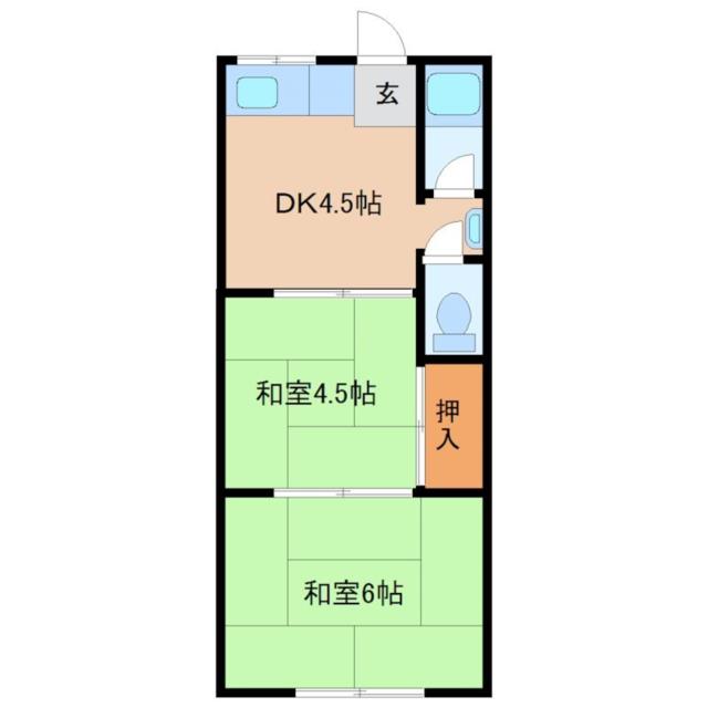 尼崎市西難波町(JR東海道本線(近畿)立花駅)のマンション賃貸物件 間取画像 尼崎市西難波町(JR東海道本線(近畿)立花駅)のマンション賃貸物件 間取画像