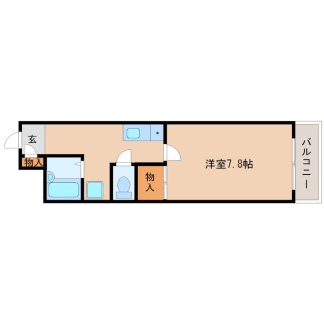 尼崎市大西町(JR東海道本線(近畿)立花駅)のマンション賃貸物件 間取画像 尼崎市大西町(JR東海道本線(近畿)立花駅)のマンション賃貸物件 間取画像