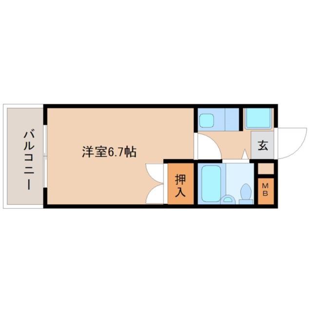 尼崎市杭瀬北新町(阪神本線大物駅)のマンション賃貸物件 間取画像 尼崎市杭瀬北新町(阪神本線大物駅)のマンション賃貸物件 間取画像