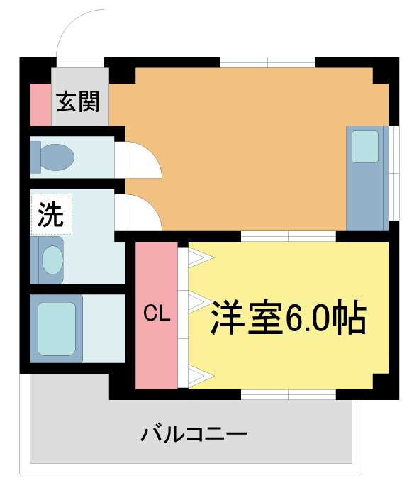 伊丹市鴻池(阪急伊丹線伊丹駅)のマンション賃貸物件 間取画像 伊丹市鴻池(阪急伊丹線伊丹駅)のマンション賃貸物件 間取画像